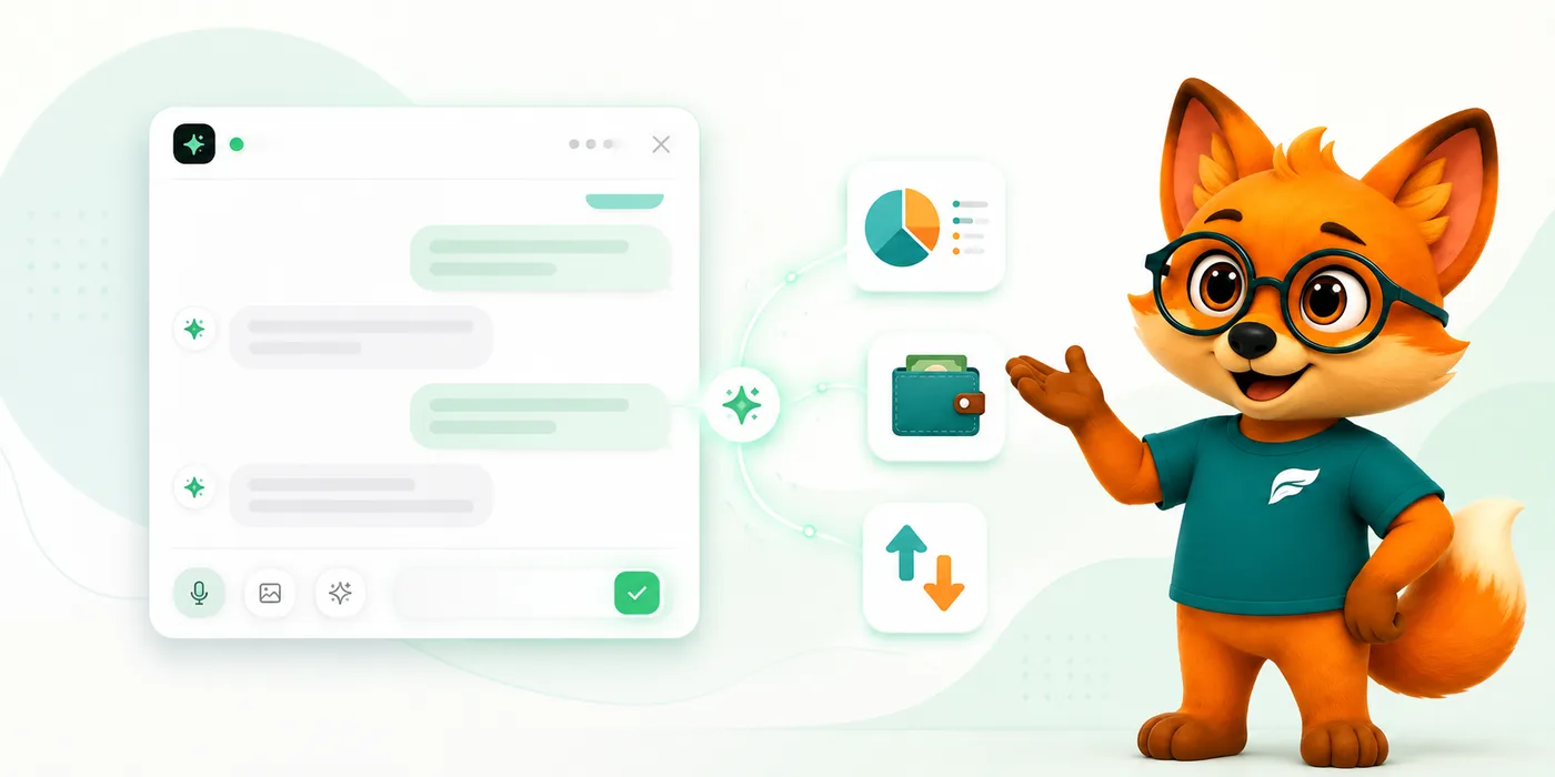 Chat do Finnly IA respondendo sobre as finanças do usuário