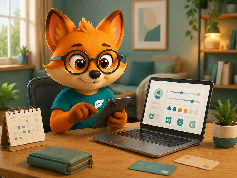 Passo 2: configure seu perfil no Finnly